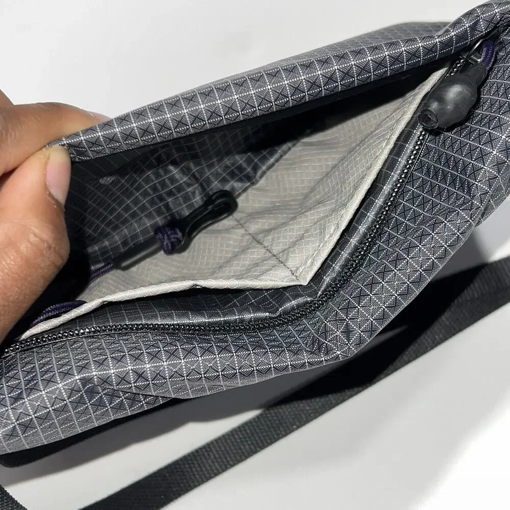 Bellroy Lite Sacoche Shadow Grid Shoulder Bag Crossbody Lightweight Travel Gray
